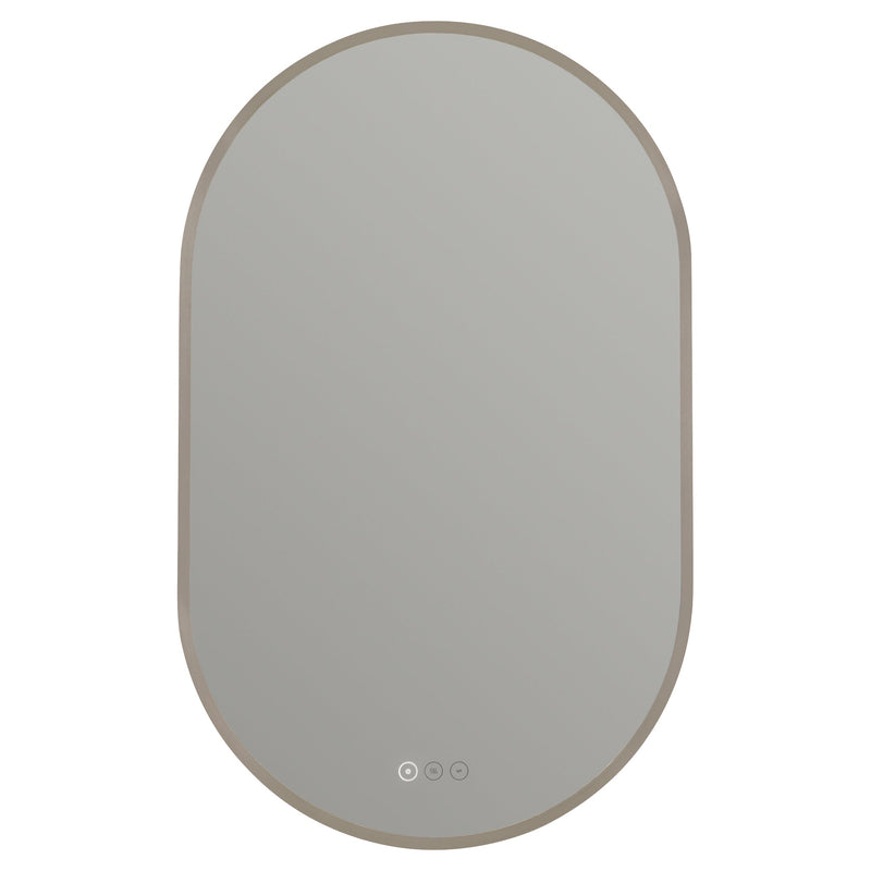 Pildora 20"X32" LED Mirror- Satin Nickel