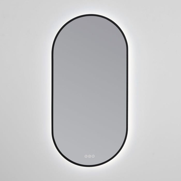 Pildora 21"X42" LED Mirror- Matte Black