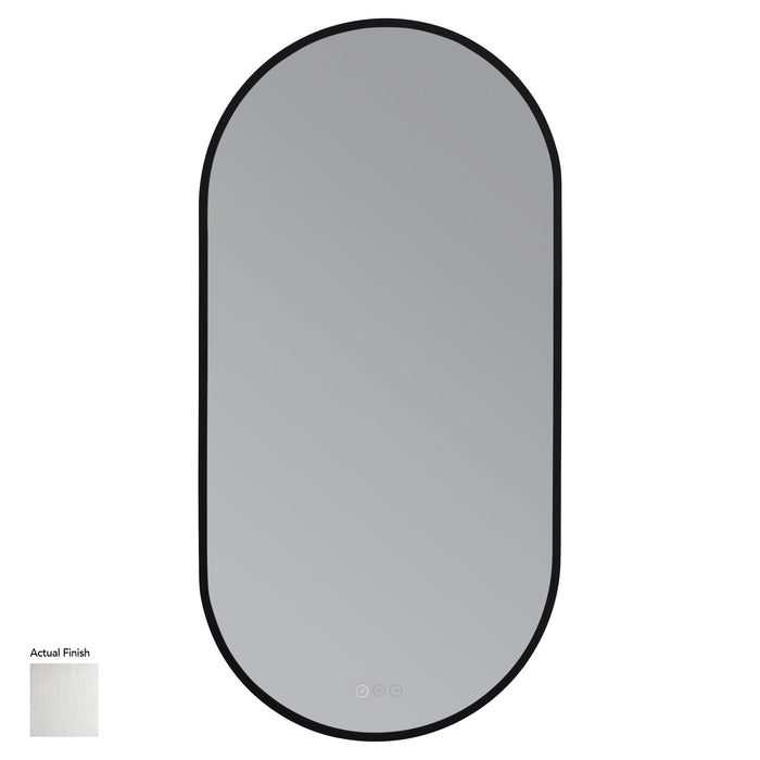 Pildora 21"X42" LED Mirror- Satin Nickel