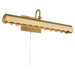 Karnes 5CCT LED Picture Light  - Aged Bras