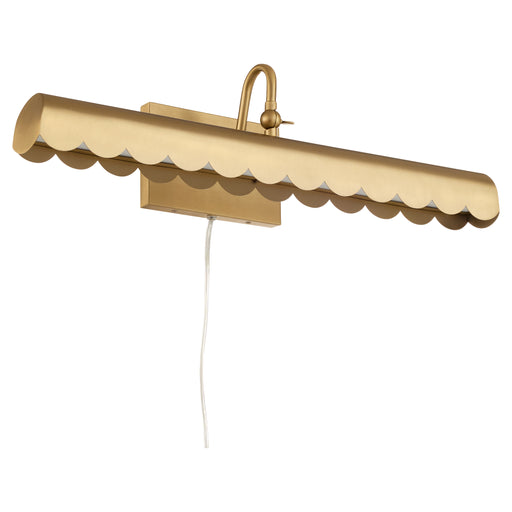 Karnes 5CCT LED Picture Light  - Aged Bras