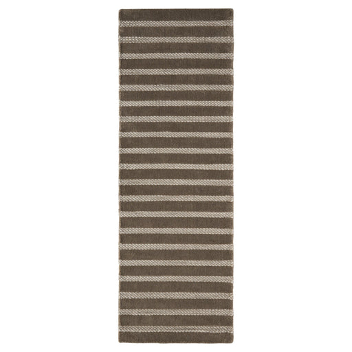 Laid Back Luxe Olive Ivory Stripe - A2004 - 2' x 8' Runner