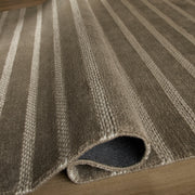 Laid Back Luxe Olive Ivory Stripe - A2004 - 5' x 8'