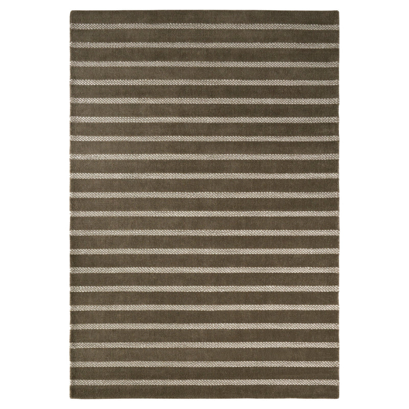 Laid Back Luxe Olive Ivory Stripe - A2004 - 12' x 15'
