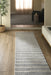 Laid Back Luxe Blue Gray Ivory Stripe - A2006 - 2' x 10' Runner