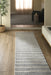 Laid Back Luxe Blue Gray Ivory Stripe - A2006 - 2' x 12' Runner