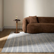 Laid Back Luxe Blue Gray Ivory Stripe - A2006 - 5' x 8'