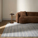 Laid Back Luxe Blue Gray Ivory Stripe - A2006 - 5' x 8'