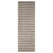 Laid Back Luxe Brown Ivory Stripe - A2007 - 2' x 8' Runner