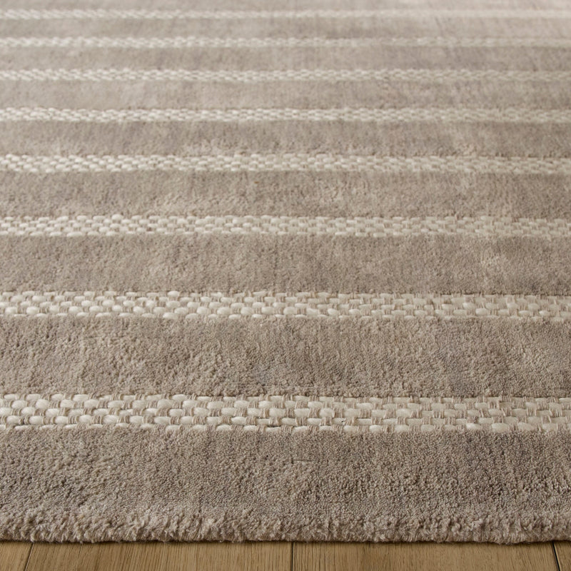Laid Back Luxe Brown Ivory Stripe - A2007 - 5' x 8'