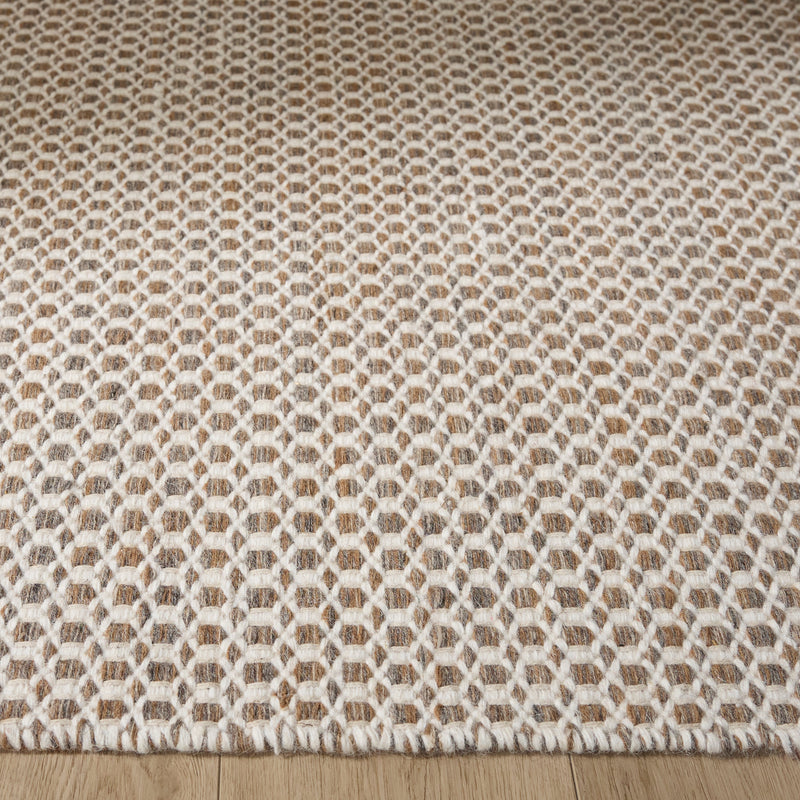 Deya Brown Ivory Geometric - D7004 - 5' x 8'