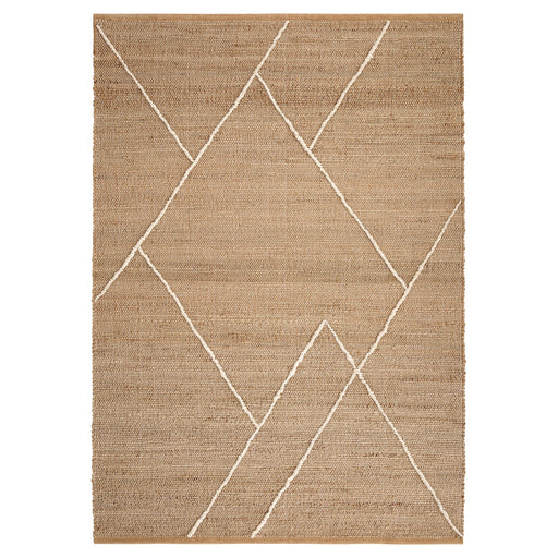 Nomad Natural Ivory Architectural Geometric - D7005 - 6' x 9'