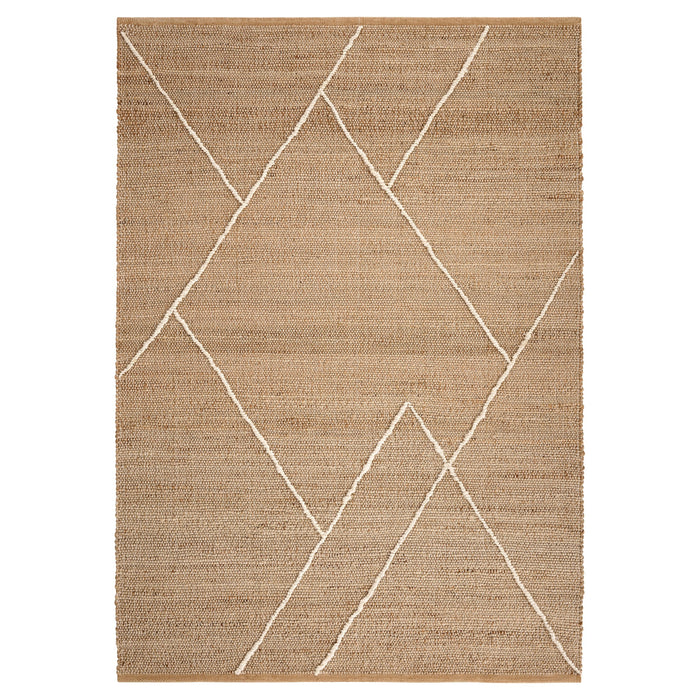 Nomad Natural Ivory Architectural Geometric - D7005 - 8' x 11'