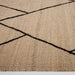 Nomad Natural Black Architectural Geometric - D7006 - 8' x 11'