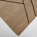 Nomad Natural Black Architectural Geometric - D7006 - 6' x 9'