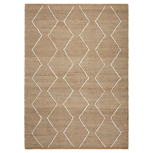 Nomad Camel White Tribal Geometric - D7007 - 5' x 8'