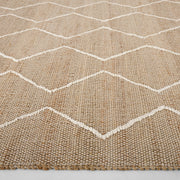 Nomad Camel White Tribal Geometric - D7007 - 5' x 8'