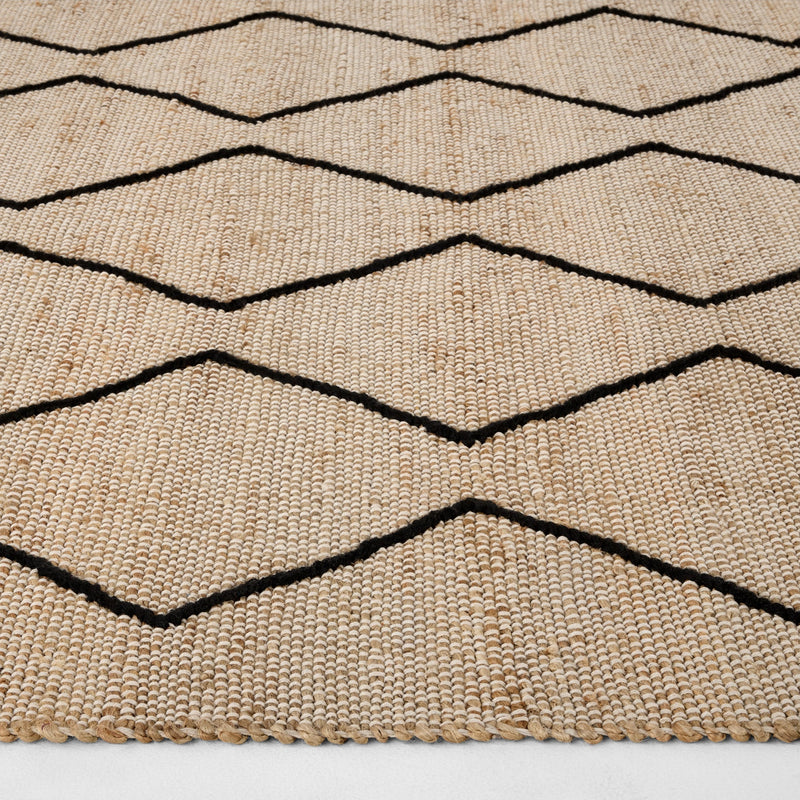 Nomad Camel Black Tribal Geometric - D7008 - 5' x 8'