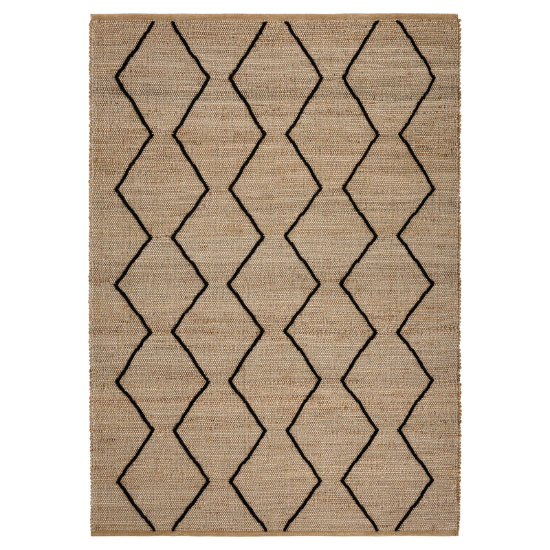 Nomad Camel Black Tribal Geometric - D7008 - 5' x 8'