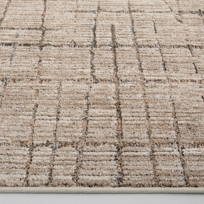 Drift Silver Charcoal Linear Grid - E1001 - 6' x 9'