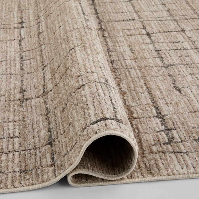 Drift Silver Charcoal Linear Grid - E1001 - 10' x 13'