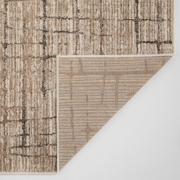 Drift Silver Charcoal Linear Grid - E1001 - 6' x 9'