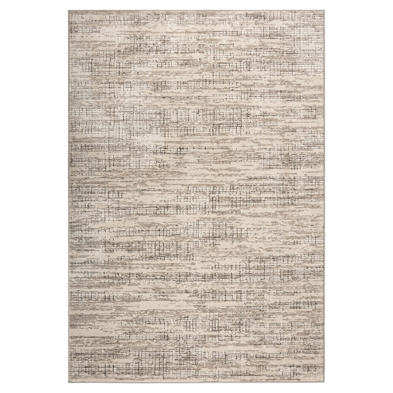 Drift Silver Gray Linear Grid - E1002 - 2' x 3'