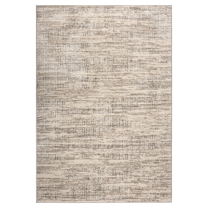 Drift Silver Gray Linear Grid - E1002 - 2' x 3'