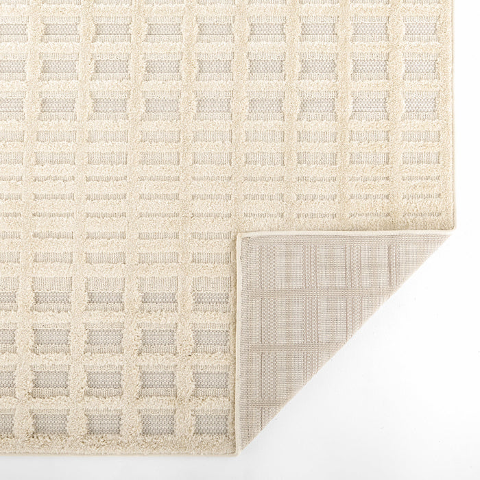 Carmel Ivory Stone Windowpane Grid - E1014 - 8' x 11'