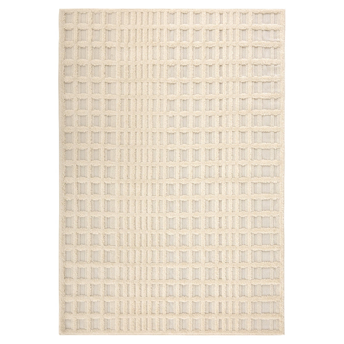 Carmel Ivory Stone Windowpane Grid - E1014 - 5' x 8'