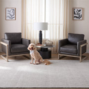 Natural Luxe Ivory Geometric - N1007 - 5' x 8'
