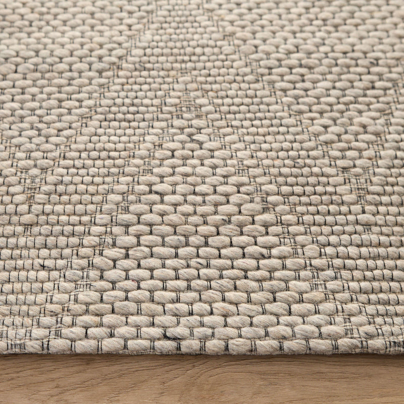 Natural Luxe Ivory Geometric - N1007 - 5' x 8'