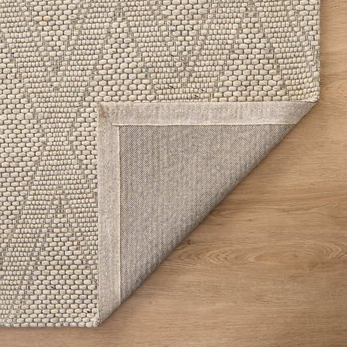 Natural Luxe Ivory Geometric - N1007 - 5' x 8'