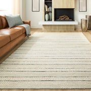 Natural Luxe Ivory Stripe - N1009 - 5' x 8'