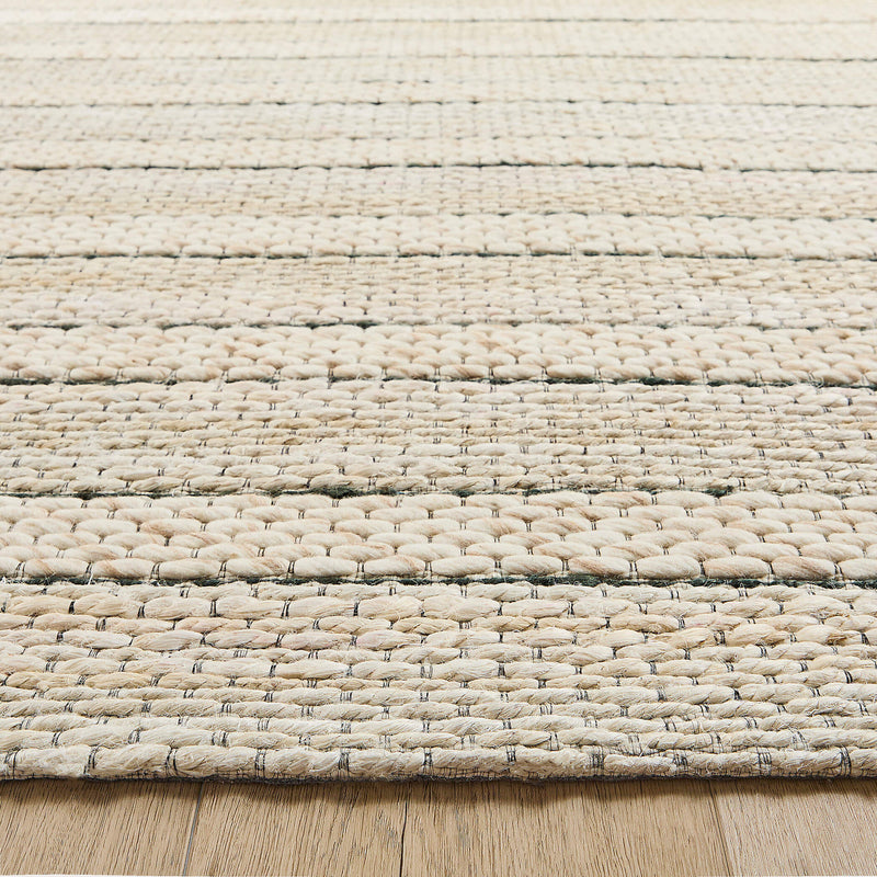 Natural Luxe Ivory Stripe - N1009 - 5' x 8'