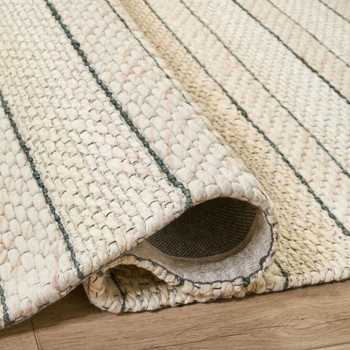 Natural Luxe Ivory Stripe - N1009 - 5' x 8'