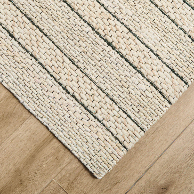 Natural Luxe Ivory Stripe - N1009 - 5' x 8'