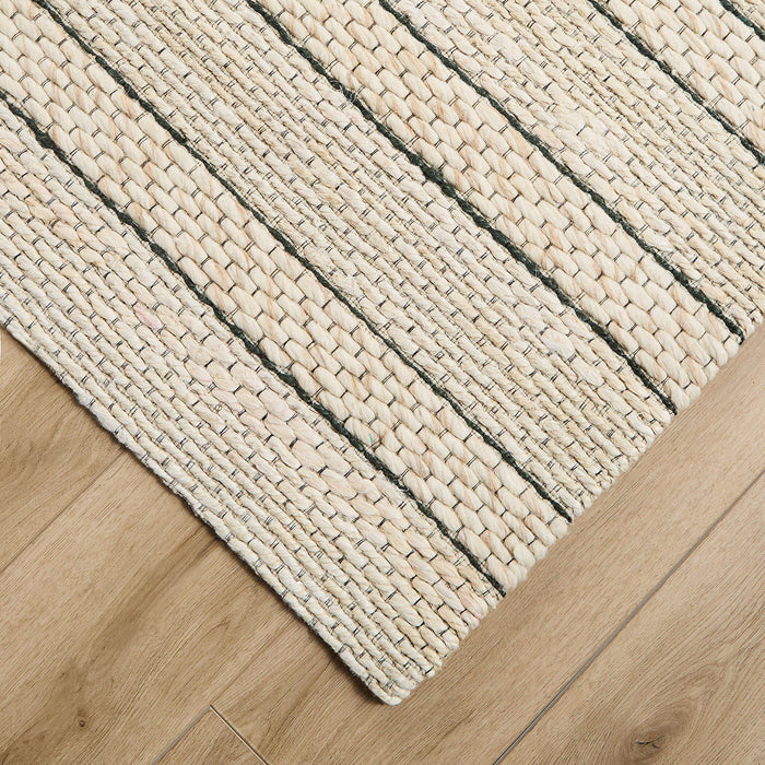 Natural Luxe Ivory Stripe - N1009 - 5' x 8'