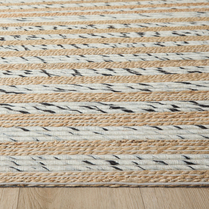 Jaya Beige Stripe - N1010 - 8' x 11'