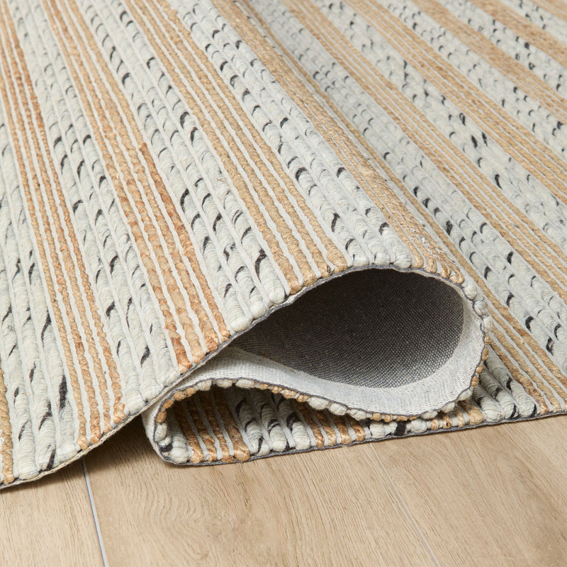 Jaya Beige Stripe - N1010 - 5' x 8'