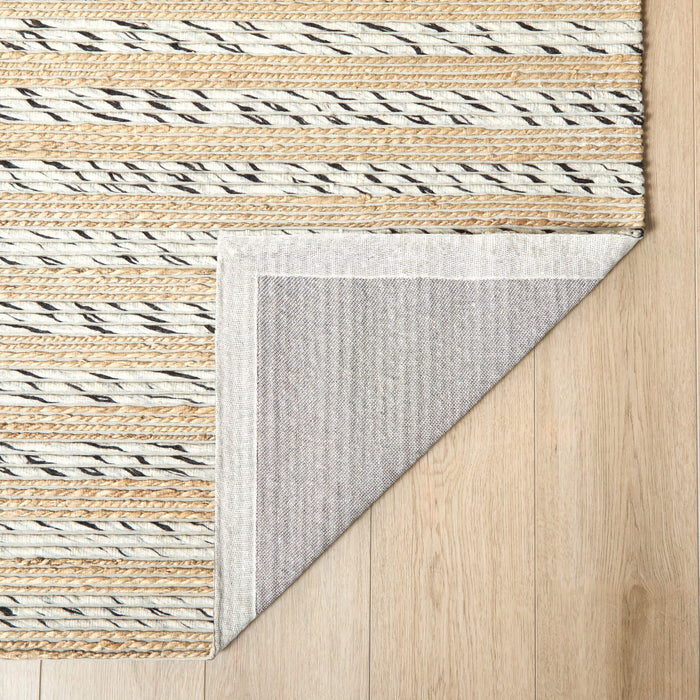 Jaya Beige Stripe - N1010 - 10' x 13'