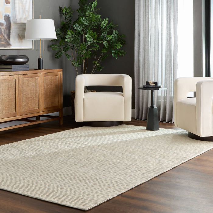 Natural Luxe Ivory Linear - N1011 - 2' x 3'
