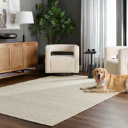 Natural Luxe Ivory Linear - N1011 - 5' x 8'