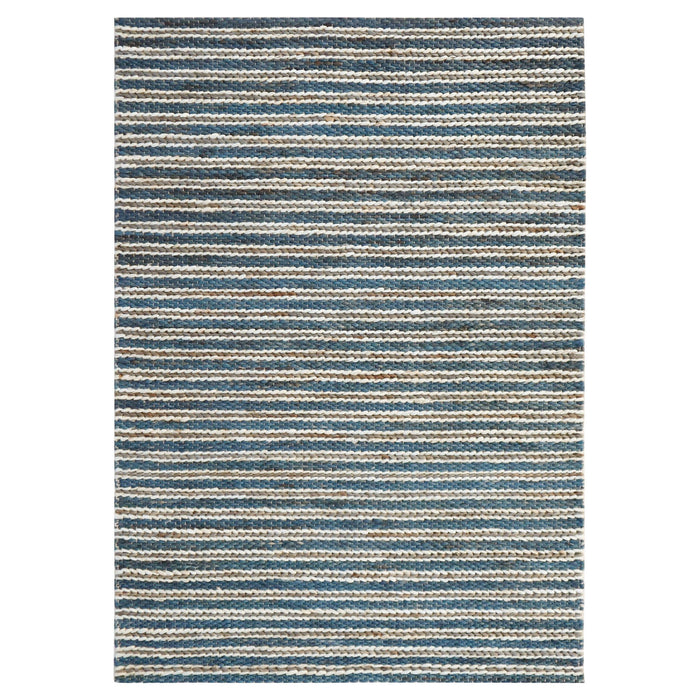 Natural Luxe Blue Stripe - N1013 - 5' x 8'