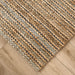 Natural Luxe Green Brown Stripe - N1014 - 7' x 9'