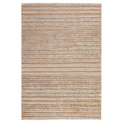 Natural Luxe Green Brown Stripe - N1014 - 5' x 8'