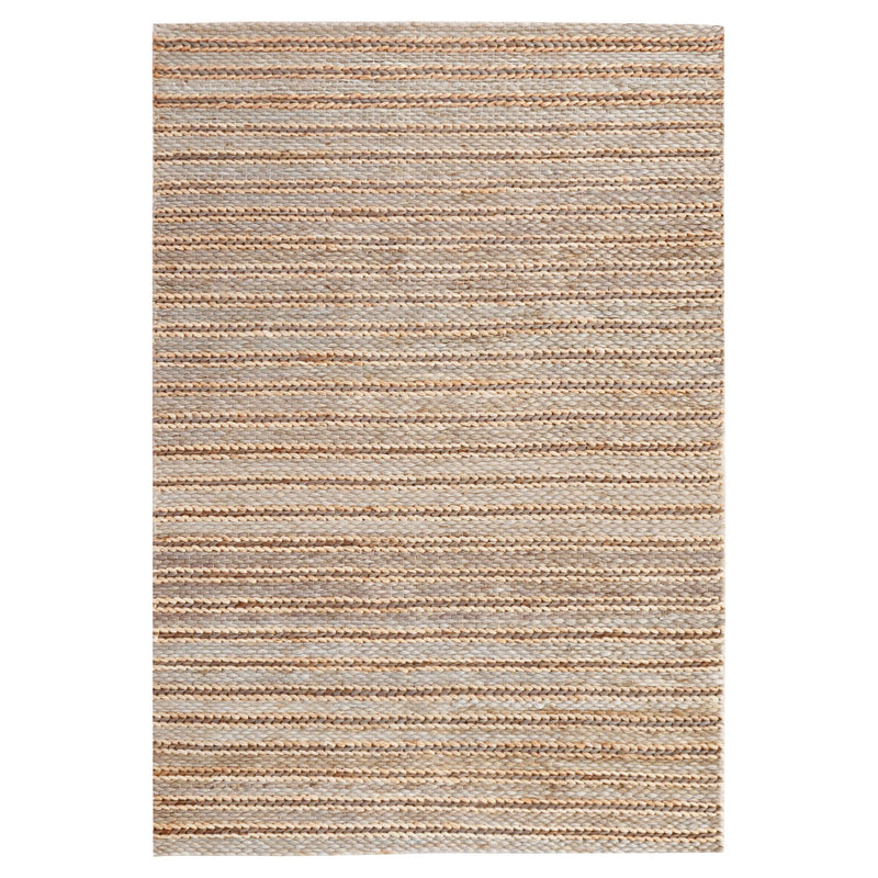 Natural Luxe Green Brown Stripe - N1014 - 5' x 8'