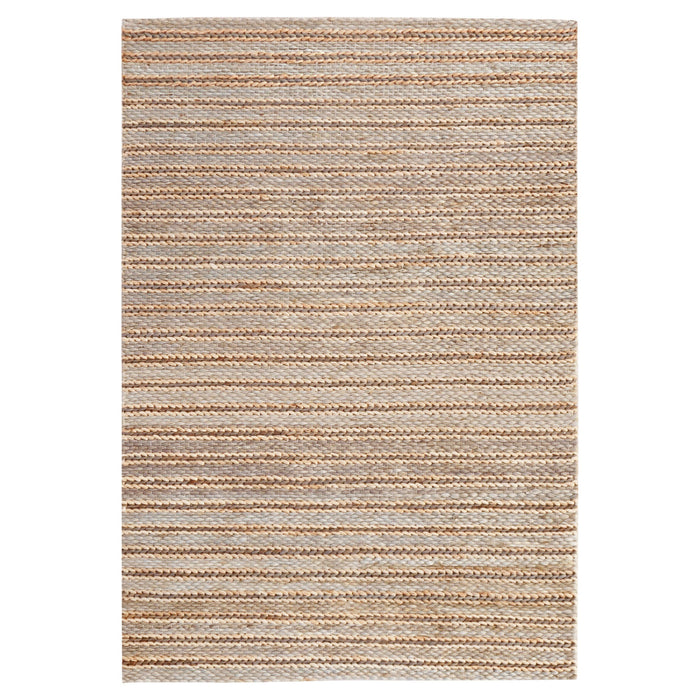 Natural Luxe Green Brown Stripe - N1014 - 8' x 11'