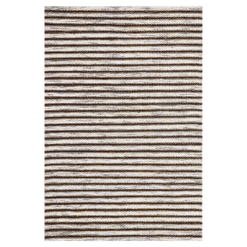 Natural Luxe Blue Ivory Stripe - N1015 - 5' x 8'