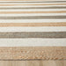 Natural Luxe Ivory Brown Stripe - N1016 - 10' x 13'